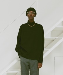 soerte | Jacquard turtle neck T / ジャガードタートルネックカットソー(Tシャツ/カットソー)