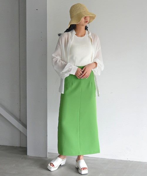 sango(sango)の「バックオープンストリングタンクトップ(タンクトップ・レディース・ブラック/パープル/オフホワイト・FREE)」の9枚目の写真