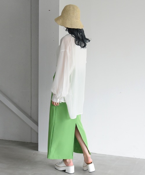 sango(sango)の「バックオープンストリングタンクトップ(タンクトップ・レディース・ブラック/パープル/オフホワイト・FREE)」の10枚目の写真