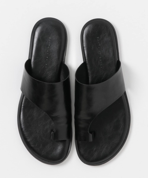 SENSE OF PLACE by URBAN RESEARCH（センスオブプレイスバイアーバンリサーチ）の「フェイクレザーアシメトングサンダル（サンダル・メンズ・ブラック/グリーン/ブラウン・LARGE/MEDIUM）」の13枚目の写真