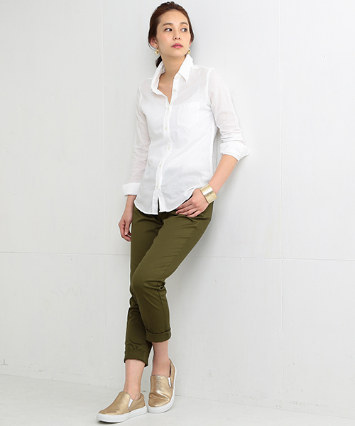 BEAMS LIGHTS Women's（ビームスライツ ウィメンズ）の「VIRI-DARI deserta / 別注 チェックシャツ（シャツ/ブラウス・レディース・その他3/その他1/その他2/ホワイト・36/38）」の16枚目の写真