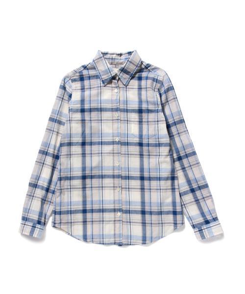 BEAMS LIGHTS Women's（ビームスライツ ウィメンズ）の「VIRI-DARI deserta / 別注 チェックシャツ（シャツ/ブラウス・レディース・その他3/その他1/その他2/ホワイト・36/38）」の6枚目の写真