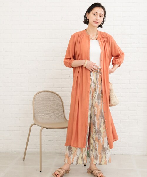 SHOO・LA・RUE(シューラルー)の「◆総柄ワイドイージーパンツ(その他パンツ・レディース・ブラック系/レンガ/ネイビー系・00)」の11枚目の写真