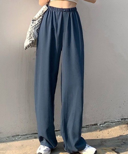 Dita Muaj.（ディータムアージュ）の「ルーズリラックス入ウエストパンツ（スラックス・レディース・ブラック/ブルー・FREE）」の3枚目の写真