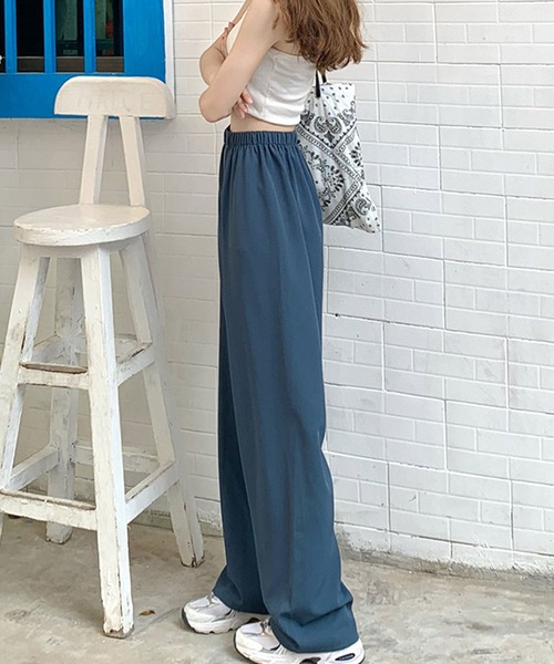 Dita Muaj.（ディータムアージュ）の「ルーズリラックス入ウエストパンツ（スラックス・レディース・ブラック/ブルー・FREE）」の10枚目の写真