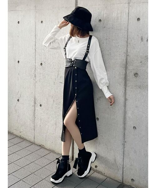 EATME（イートミー）の「レースアップハーネスベルト（ベルト・レディース・ブラック・FREE）」の5枚目の写真