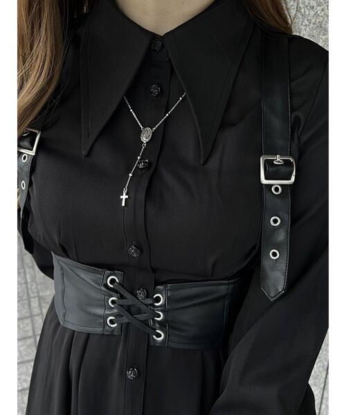 EATME（イートミー）の「レースアップハーネスベルト（ベルト・レディース・ブラック・FREE）」の10枚目の写真