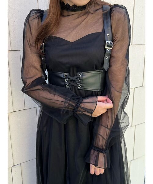 EATME（イートミー）の「レースアップハーネスベルト（ベルト・レディース・ブラック・FREE）」の17枚目の写真