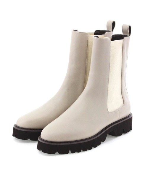 HIMIKO（ヒミコ）の「【Made in Japan】】【撥水】サイドゴアトラックソールブーツ/621406（ブーツ・レディース・ブラウン/アイボリー/ブラック/グレー・23.0cm/23.5cm/24.0cm/22.0cm/24.5cm/25.0cm/22.5cm/25.5cm/26.0cm/21.5cm/26.5cm）」の11枚目の写真