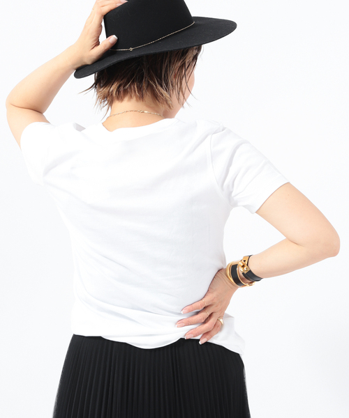 NIKE（ナイキ）の「【NIKE/ナイキ】LOGO Tシャツ（Tシャツ/カットソー・レディース・ホワイト・FREE）」の3枚目の写真