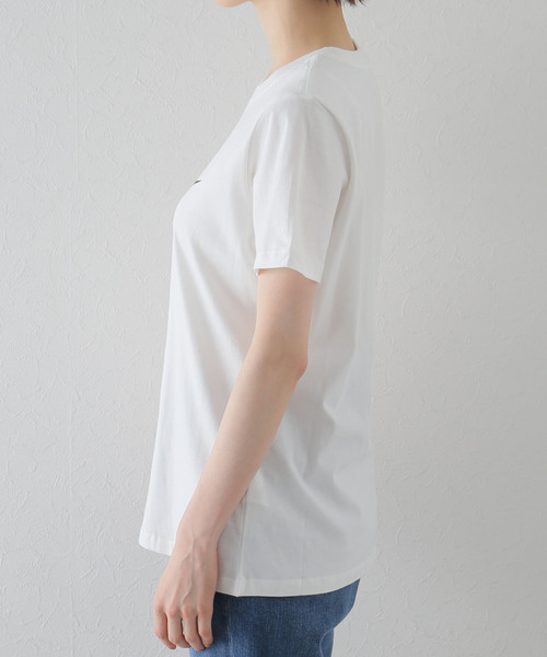 NIKE（ナイキ）の「【NIKE/ナイキ】LOGO Tシャツ（Tシャツ/カットソー・レディース・ホワイト・FREE）」の7枚目の写真