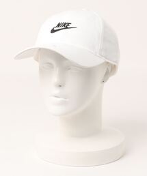 NIKE（ナイキ）の「【NIKE/ナイキ】フューチュラウォッシュドキャップ　ホワイト　ローキャップ（キャップ・レディース）」