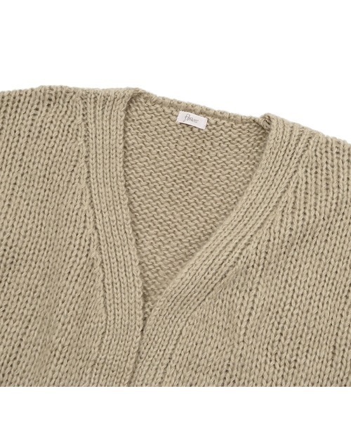 flower（フラワー）の「モヘアタッチニットカーディガン2（カーディガン/ボレロ・レディース・カーキ/アイボリー・FREE）」の13枚目の写真