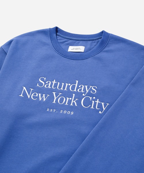 Saturdays NYC(サタデーズ ニューヨークシティ )の「Bowery Miller Standard Crew(Tシャツ/カットソー・メンズ・ダークブラウン/ブラック/ブルー・L/M/S/XL/X-SMALL)」の6枚目の写真