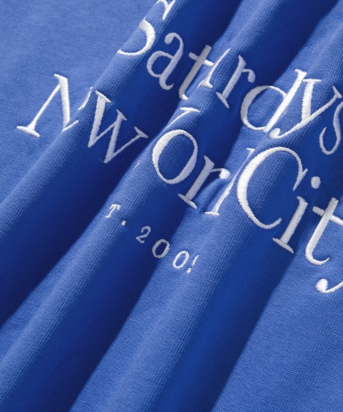 Saturdays NYC(サタデーズ ニューヨークシティ )の「Bowery Miller Standard Crew(Tシャツ/カットソー・メンズ・ダークブラウン/ブラック/ブルー・L/M/S/XL/X-SMALL)」の14枚目の写真