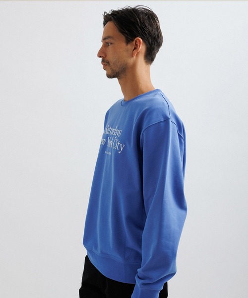 Saturdays NYC(サタデーズ ニューヨークシティ )の「Bowery Miller Standard Crew(Tシャツ/カットソー・メンズ・ダークブラウン/ブラック/ブルー・L/M/S/XL/X-SMALL)」の16枚目の写真