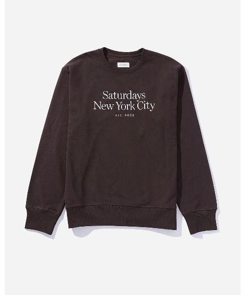 Saturdays NYC(サタデーズ ニューヨークシティ )の「Bowery Miller Standard Crew(Tシャツ/カットソー・メンズ・ダークブラウン/ブラック/ブルー・L/M/S/XL/X-SMALL)」の20枚目の写真