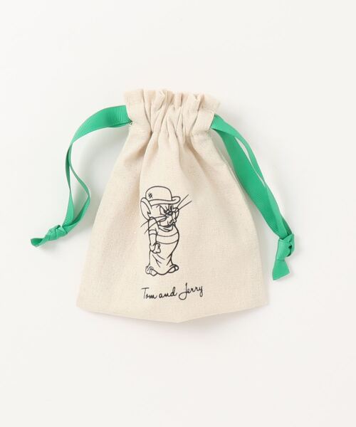 Tom＆Jerry（トムアンドジェリー）の「TOM＆JERRY×Flapperトムジェリフレンズミニ巾着（ポーチ・レディース・B/C/D/G/H/A/J/K/I/E/F/O/P/Q/R/S/T/N・FREE）」の6枚目の写真
