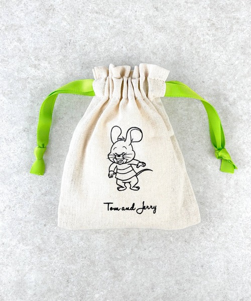 Tom＆Jerry（トムアンドジェリー）の「TOM＆JERRY×Flapperトムジェリフレンズミニ巾着（ポーチ・レディース・B/C/D/G/H/A/J/K/I/E/F/O/P/Q/R/S/T/N・FREE）」の15枚目の写真