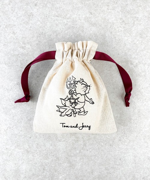 Tom＆Jerry（トムアンドジェリー）の「TOM＆JERRY×Flapperトムジェリフレンズミニ巾着（ポーチ・レディース・B/C/D/G/H/A/J/K/I/E/F/O/P/Q/R/S/T/N・FREE）」の18枚目の写真