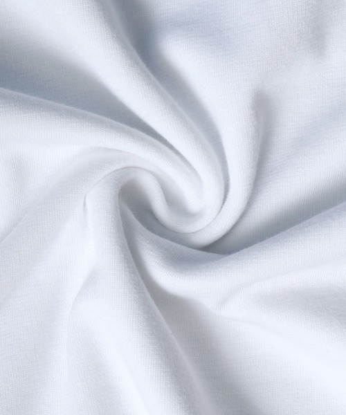 ANPAS（アンパス）の「Ponte Fabric Mockneck Shirt/エコポンチ モックネックシャツ ハイネックシャツ（Tシャツ/カットソー・メンズ・ホワイト/ライトグレー/ブラック・M/L）」の13枚目の写真