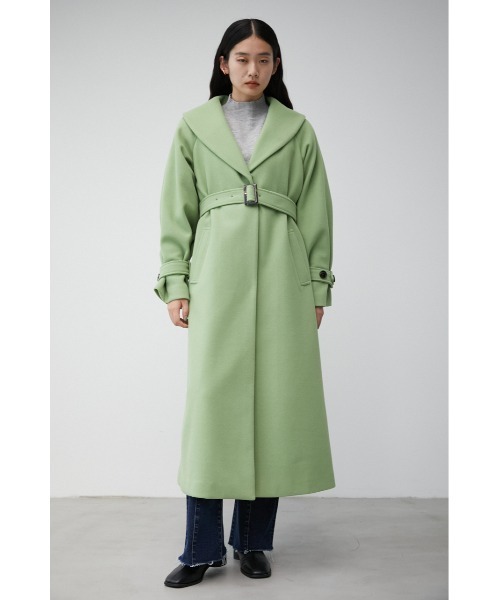 【ASCLO(エジュクロ)】 Long Gown Coat ロングガウンコート ASCLO Gown Long Coat (2color) - ASCLO