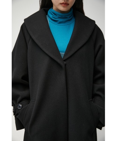 AZUL by moussy（アズールバイマウジー）の「LONG GOWN COAT/ロングガウンコート（その他アウター・レディース・ライトグリーン/ブラック/ライトベージュ・SMALL/MEDIUM）」の10枚目の写真