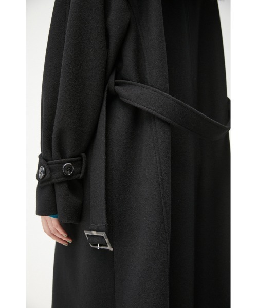 AZUL by moussy（アズールバイマウジー）の「LONG GOWN COAT/ロングガウンコート（その他アウター・レディース・ライトグリーン/ブラック/ライトベージュ・SMALL/MEDIUM）」の12枚目の写真