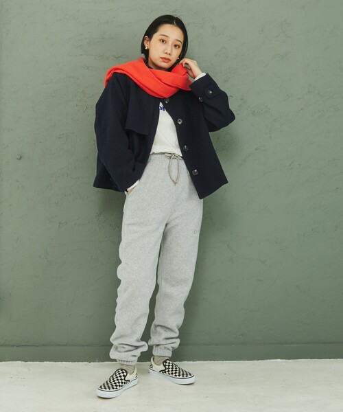 coen（コーエン）の「リブマフラー（マフラー・レディース・オフホワイト/ケリー/ロイヤルブルー/オレンジ・FREE）」の11枚目の写真