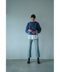 CLANE クラネ CENTER PRESS STRAIGHT DENIM 1 CLANE（クラネ）の「CENTER PRESS STRAIGHT DENIM（デニムパンツ