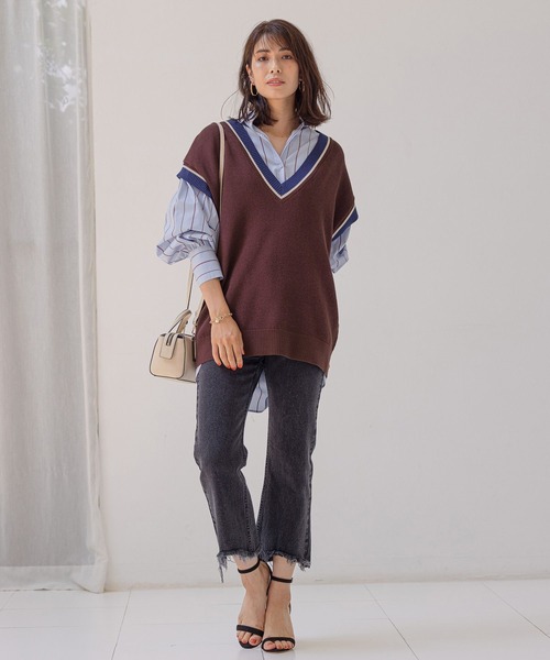 BAYFLOW(ベイフロー)の「デニムブーティ(デニムパンツ・レディース・ブルー/ブラック・SMALL/MEDIUM)」の3枚目の写真