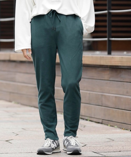 Beno（ビーノ）の「マイクロフリース リラックステーパードパンツ（スウェットパンツ・メンズ・ブラック/オフホワイト/ライトパープル/グレイッシュブルー/チャコールグレー/ネイビー/グリーン/グレイッシュベージュ・S/M/XL/L）」の5枚目の写真