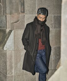 EDIFICE | SUPER 140's ウール / カシミヤ チェスターコート(チェスターコート)