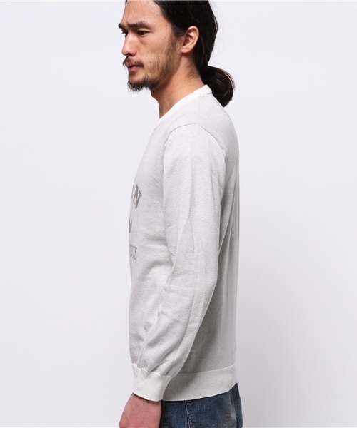 OUTLET(アウトレット)の「【WHO'S WHO gallery】BYカレッジニット(ニット/セーター・メンズ・ホワイト/ネイビー/グリーン・MEDIUM/LARGE/SMALL)」の5枚目の写真