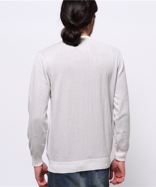 OUTLET(アウトレット)の「【WHO'S WHO gallery】BYカレッジニット(ニット/セーター・メンズ・ホワイト/ネイビー/グリーン・MEDIUM/LARGE/SMALL)」の6枚目の写真