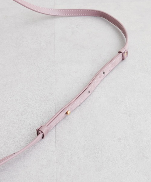 natural couture（ナチュラルクチュール）の「2022AWアイテム/キルティングがかわいい キルティングバニティバッグ（ショルダーバッグ・レディース・ブラック/グリーン/パープル・FREE）」の11枚目の写真