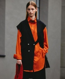 seyto | High neck long shirt / ハイネックロングシャツ(シャツ/ブラウス)