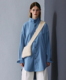 High neck long shirt / ハイネックロングシャツ