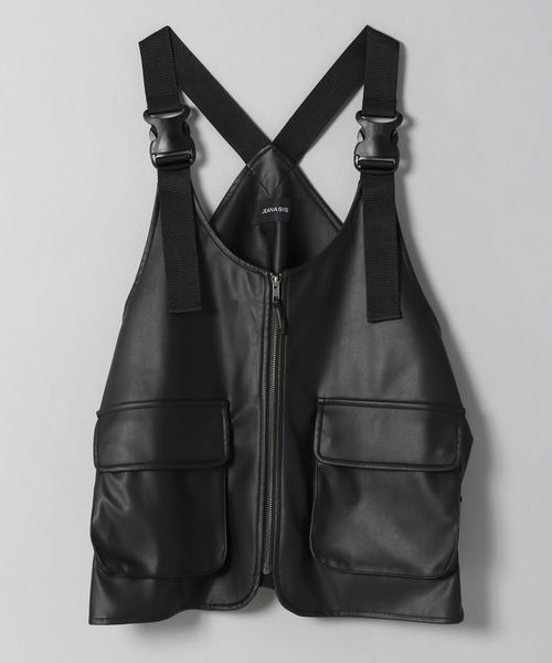 JEANASIS(ジーナシス)の「ポケットワークベスト/165685(ベスト・レディース・ブラック/ブラック系その他・FREE)」の2枚目の写真