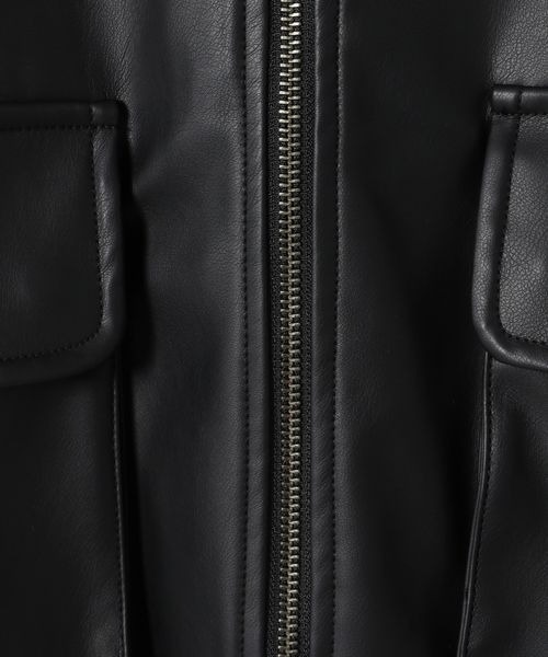 JEANASIS(ジーナシス)の「ポケットワークベスト/165685(ベスト・レディース・ブラック/ブラック系その他・FREE)」の6枚目の写真