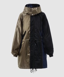 Feng Chen Wang | Contrast colour hooded coat(その他アウター)