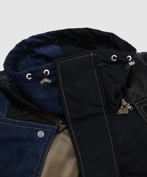 Feng Chen Wang（フェン・チェン・ワン）の「Contrast colour hooded coat（その他アウター・メンズ・ブラック系その他・S/M）」の5枚目の写真