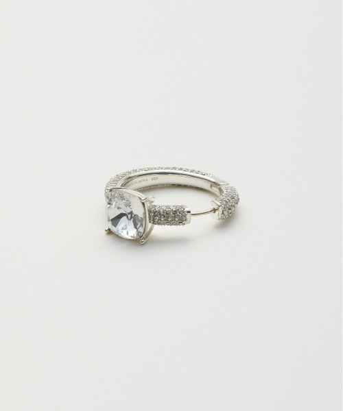 AMBUSH(アンブッシュ)の「SOLITAIRE EARRING (CRYSTAL)(ピアス(片耳用)・レディース・シルバー/ゴールド・ONE SIZE)」の1枚目の写真