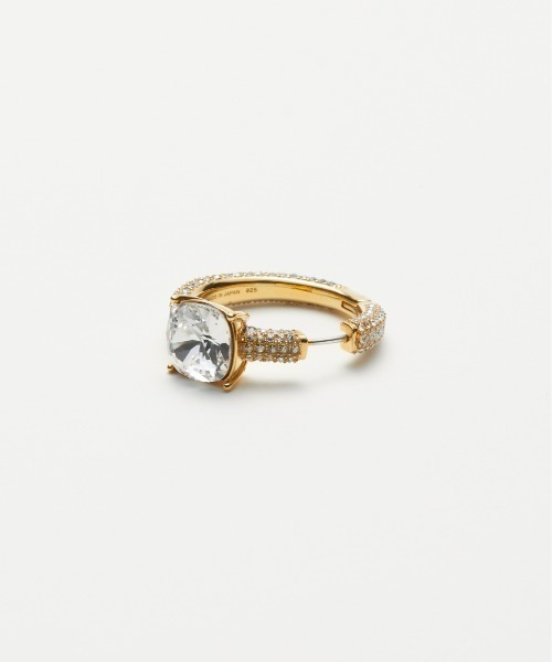 AMBUSH(アンブッシュ)の「SOLITAIRE EARRING (CRYSTAL)(ピアス(片耳用)・レディース・シルバー/ゴールド・ONE SIZE)」の2枚目の写真