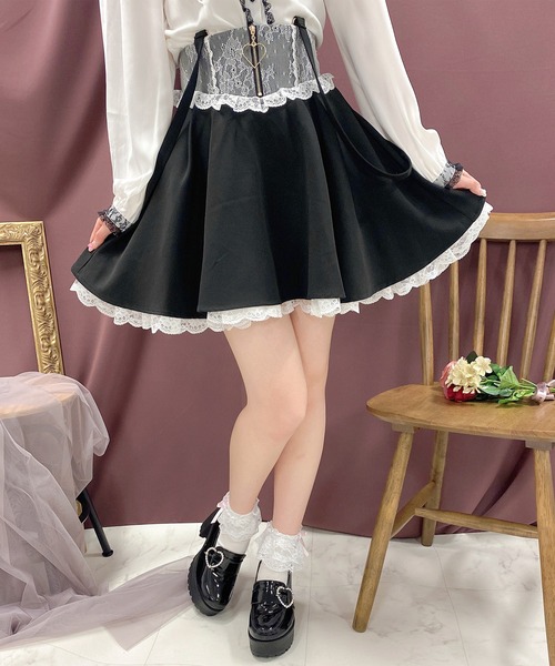 ROJITA(ロジータ)の「ハートジップフレアスカート(スカート・レディース・ピンク/ブラック/グレー・FREE)」の11枚目の写真