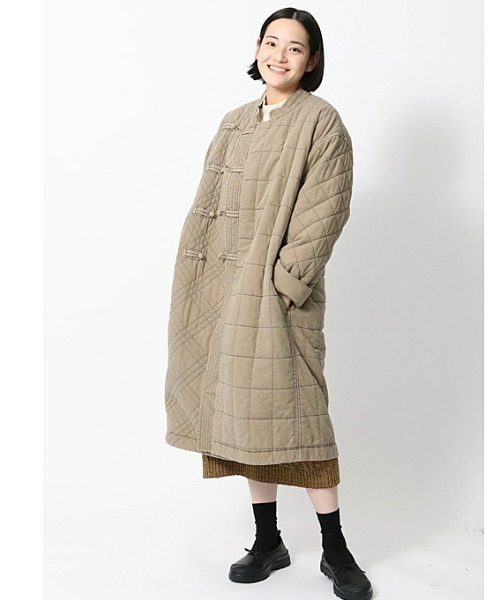 新品★SnowPeak PatchworkQuiltedNORAGICoat SnowPeak Patchwork Quilted NORAGICoat（Snow Peak Patchwork