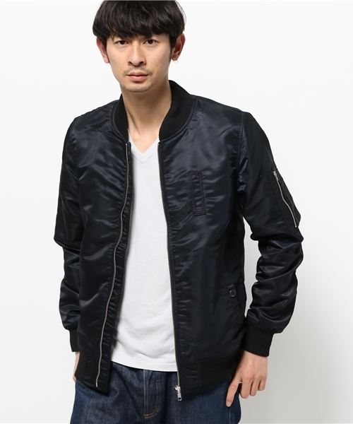 DAMMY（ダミー）の「DAMMY/MA-1（ミリタリージャケット・メンズ・ホワイト/ブラック・FREE）」の7枚目の写真