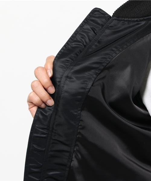 DAMMY（ダミー）の「DAMMY/MA-1（ミリタリージャケット・メンズ・ホワイト/ブラック・FREE）」の8枚目の写真