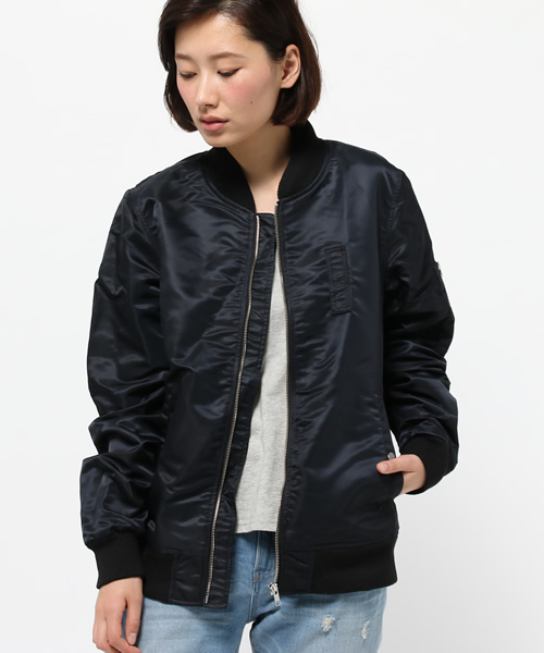 DAMMY（ダミー）の「DAMMY/MA-1（ミリタリージャケット・メンズ・ホワイト/ブラック・FREE）」の3枚目の写真