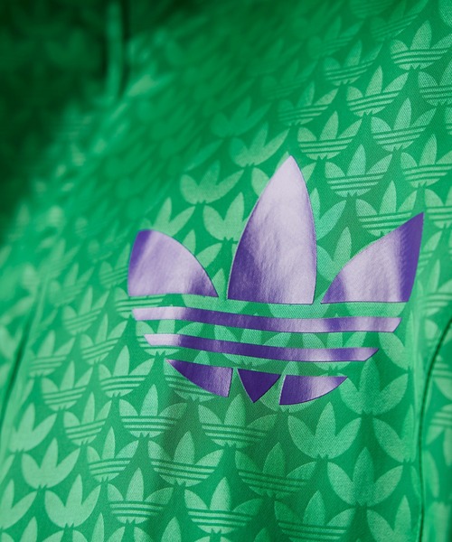 adidas（アディダス）の「Adicolor Heritage Now ウインドブレーカー / アディダスオリジナルス（ナイロンジャケット・メンズ・パープル/グリーン・XX-LARGE/3XL/X-LARGE/SMALL/X-SMALL/LARGE/MEDIUM）」の9枚目の写真